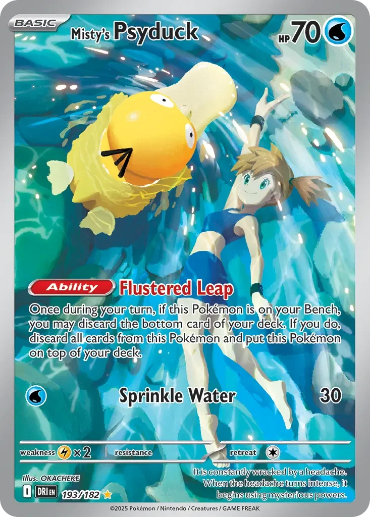 Misty's Psyduck 「DRI 193/182」「EN」