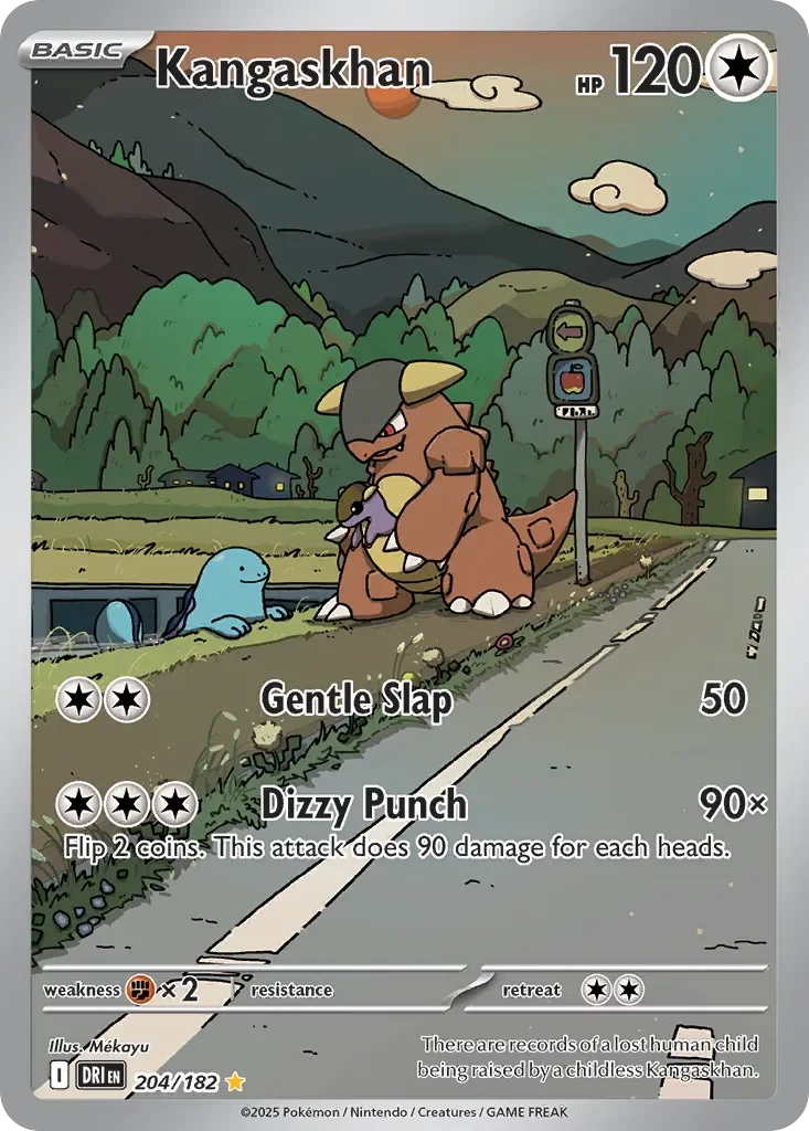 Kangaskhan 「DRI 204/182」「EN」