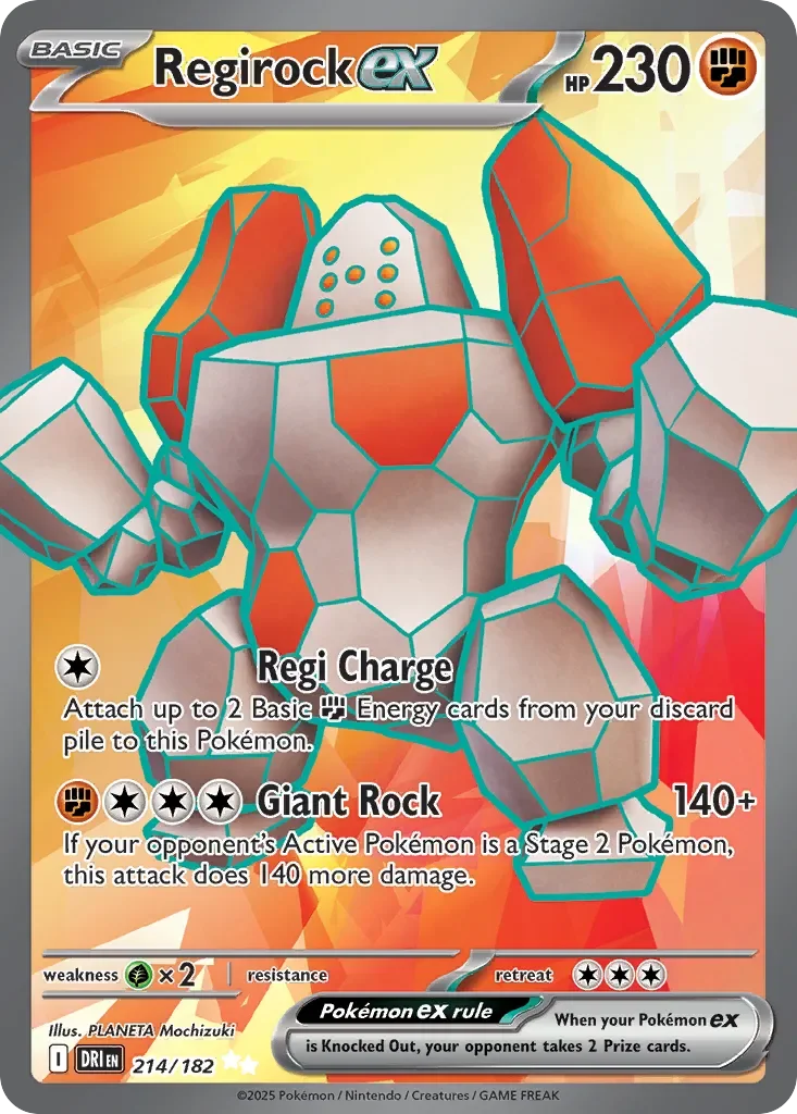 Regirock ex 「DRI 214/182」「EN」