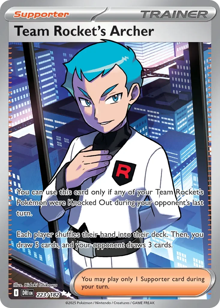 Team Rocket's Archer 「DRI 223/182」「EN」