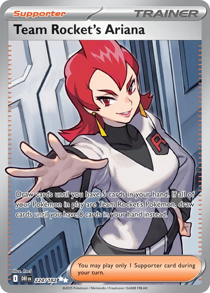 Team Rocket's Ariana 「DRI 224/182」「EN」