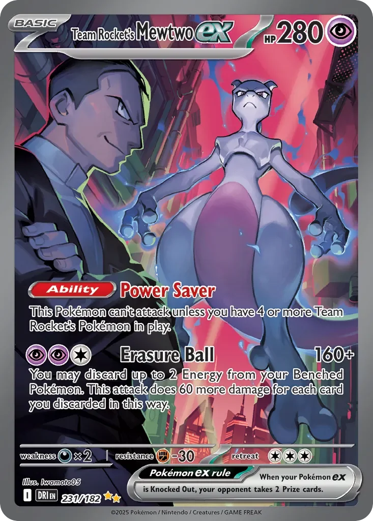 Team Rocket's Mewtwo ex [DRI 231/182]
