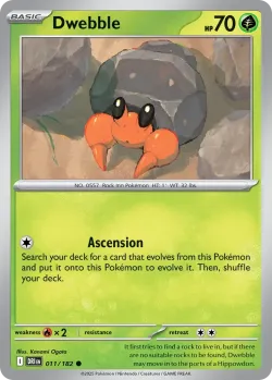 Dwebble #011/182 · Pokémon