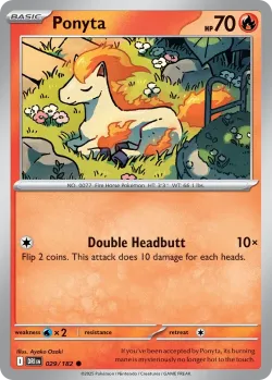 Ponyta #029/182 · Pokémon