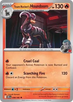 Team Rocket's Houndoom #038/182 · Pokémon