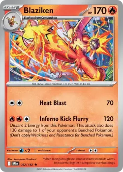 Blaziken #042/182 · Pokémon