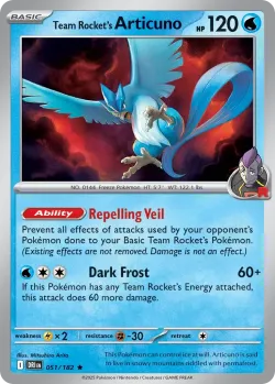 Team Rocket's Articuno #051/182 · Pokémon