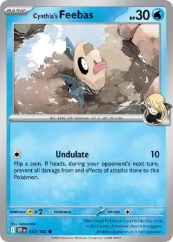 Cynthia's Feebas #052/182 · Pokémon