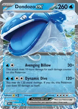 Dondozo ex #066/182 · Pokémon