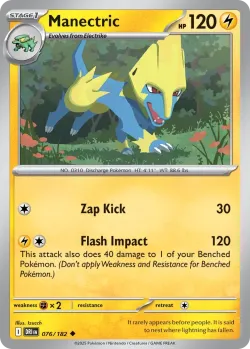 Manectric #076/182 · Pokémon