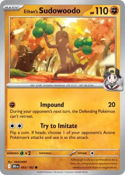Ethan's Sudowoodo #093/182 · Pokémon