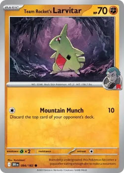 Team Rocket's Larvitar #094/182 · Pokémon