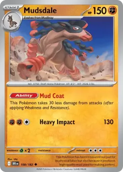 Mudsdale #108/182 · Pokémon