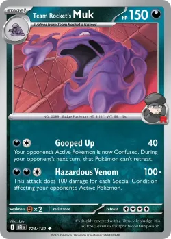 Team Rocket's Muk #124/182 · Pokémon