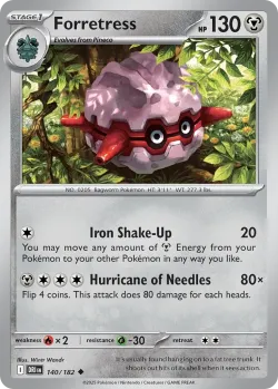 Forretress #140/182 · Pokémon