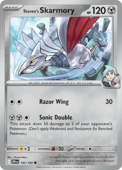 Steven's Skarmory #142/182 · Pokémon
