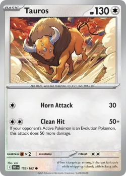 Tauros #152/182 · Pokémon
