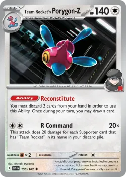 Team Rocket's Porygon-Z #155/182 · Pokémon