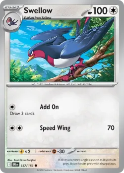 Swellow #157/182 · Pokémon