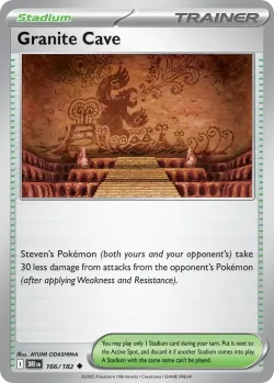 Granite Cave #166/182 · Pokémon
