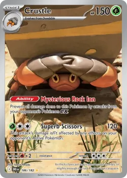 Crustle #186/182 · Pokémon