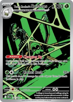 Team Rocket's Spidops #187/182 · Pokémon