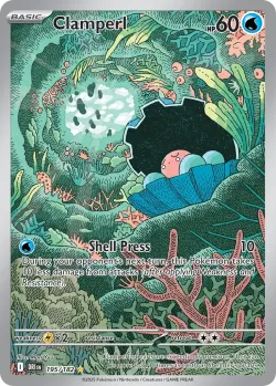 Clamperl #195/182 · Pokémon