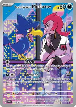 Team Rocket's Murkrow 「DRI 200/182」「EN」