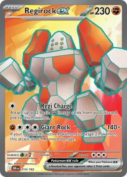 Regirock ex 「DRI 214/182」「EN」
