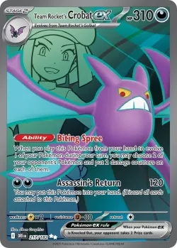 Team Rocket's Crobat ex 「DRI 217/182」「EN」