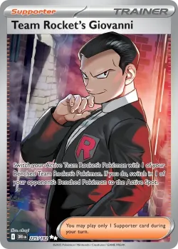 Team Rocket's Giovanni 「DRI 225/182」「EN」