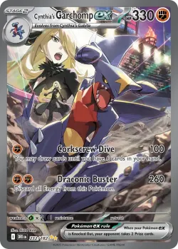 Cynthia's Garchomp ex 「DRI 232/182」「EN」