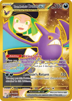 Team Rocket's Crobat ex 「DRI 242/182」「EN」