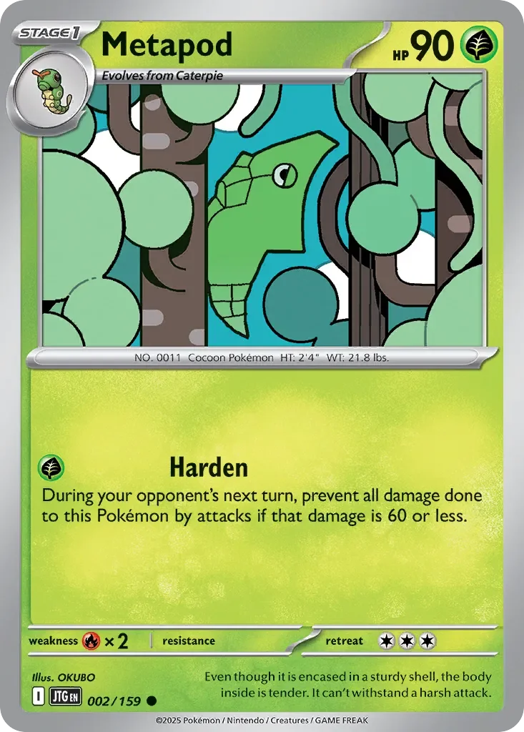 Metapod 「JTG 002/159」「EN」