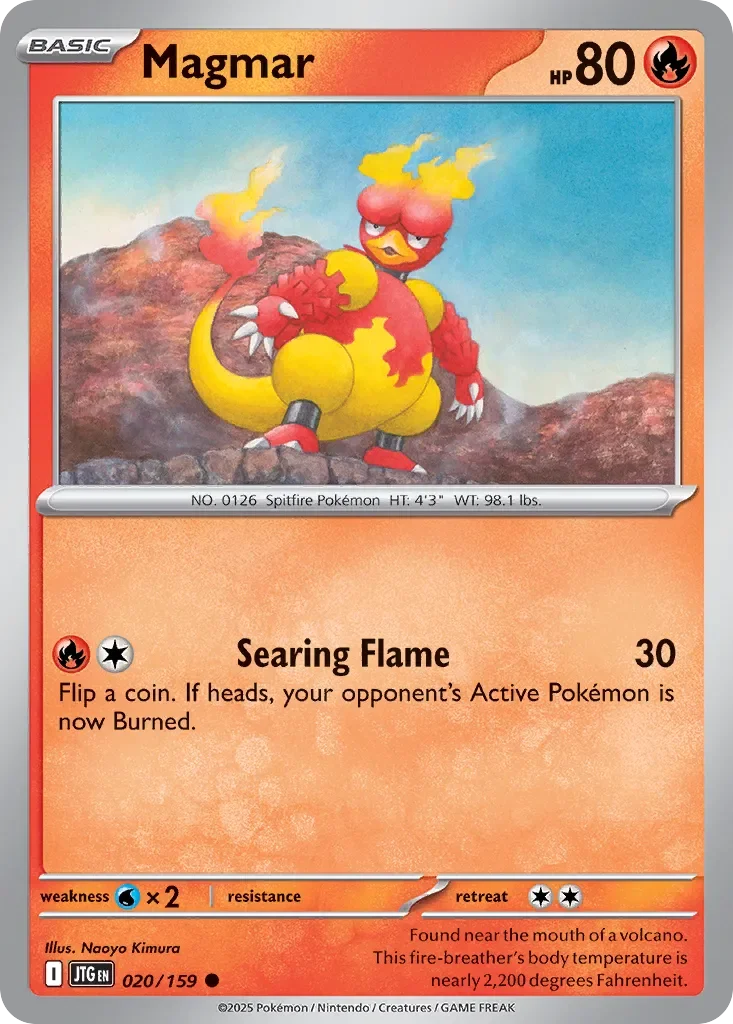 Magmar 「JTG 020/159」「EN」
