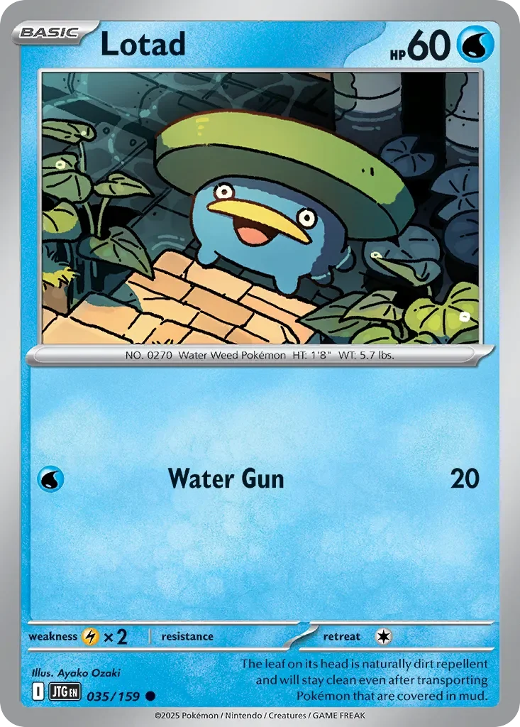 Lotad 「JTG 035/159」「EN」