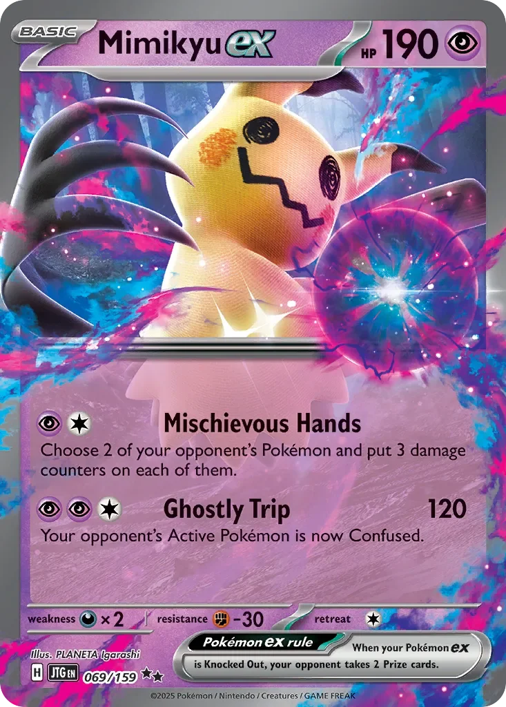 Mimikyu ex 「JTG 069/159」「EN」