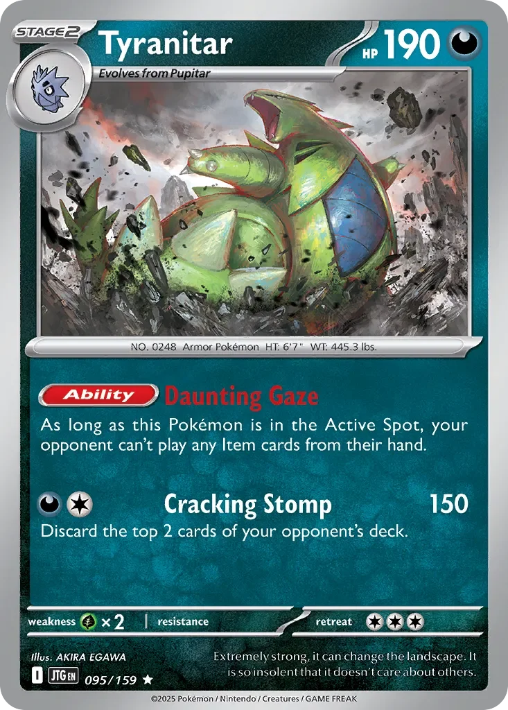 Tyranitar 「JTG 095/159」「EN」