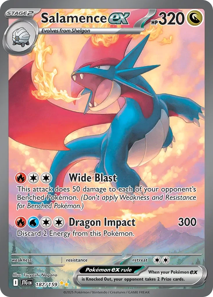Salamence ex 「JTG 187/159」「EN」