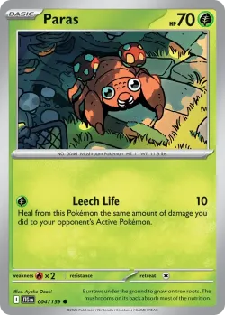 Paras #004/159 · Pokémon