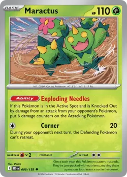 Maractus #008/159 · Pokémon