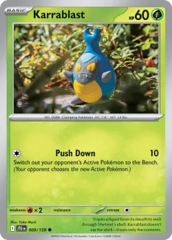 Karrablast #009/159 · Pokémon