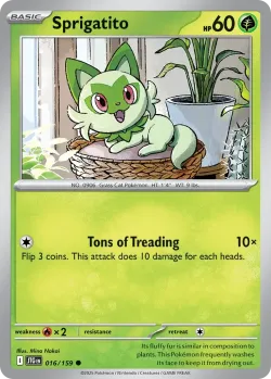Sprigatito #016/159 · Pokémon
