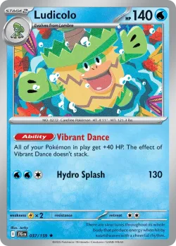 Ludicolo #037/159 · Pokémon
