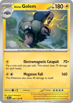 Alolan Golem #046/159 · Pokémon