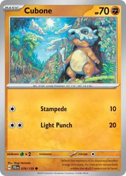 Cubone #076/159 · Pokémon