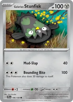Galarian Stunfisk #106/159 · Pokémon