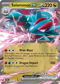 Salamence ex #114/159 · Pokémon