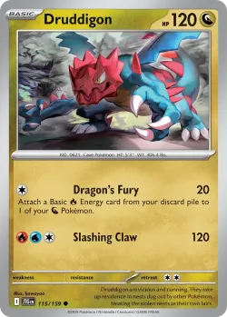 Druddigon #115/159 · Pokémon