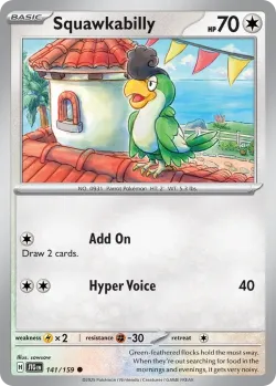 Squawkabilly #141/159 · Pokémon